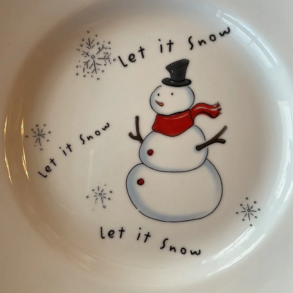 Pottery Barn Holiday Cheer Plates